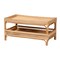 Bali & Pari Lombok Modern Bohemian Natural Rattan Coffee Table 243-13615-ZORO - alternate 1
